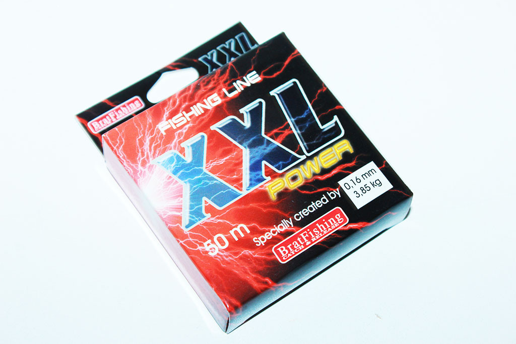 Волосінь XXL Power BratFishing 50 м. (0.16 мм)