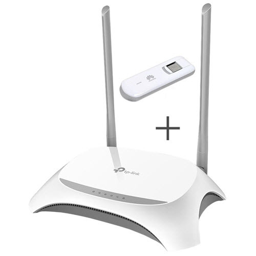 Комплект Wi-Fi роутер TP-Link + 3G/4G модем Huawei E3276