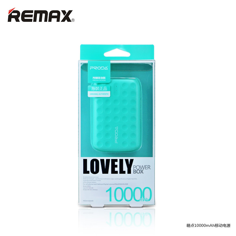 Універсальна мобільна батарея Power Bank Proda PPL-3 Lovely 10000 mAh black (Оригінал)