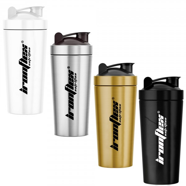 Шейкер Iron Flex Steel Shaker (750 мл)(4 кольори)