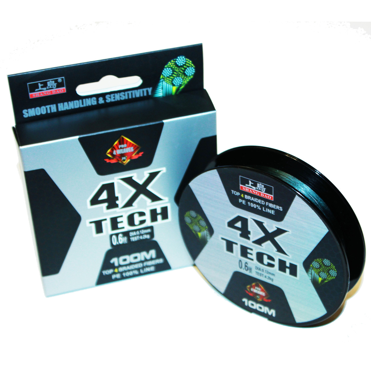 Шнур Рибальський 4X Tech