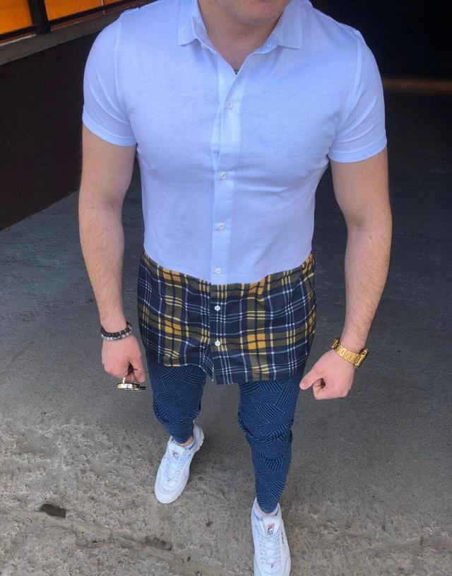 trendyshop.com.ua Рубашка мужская Off White