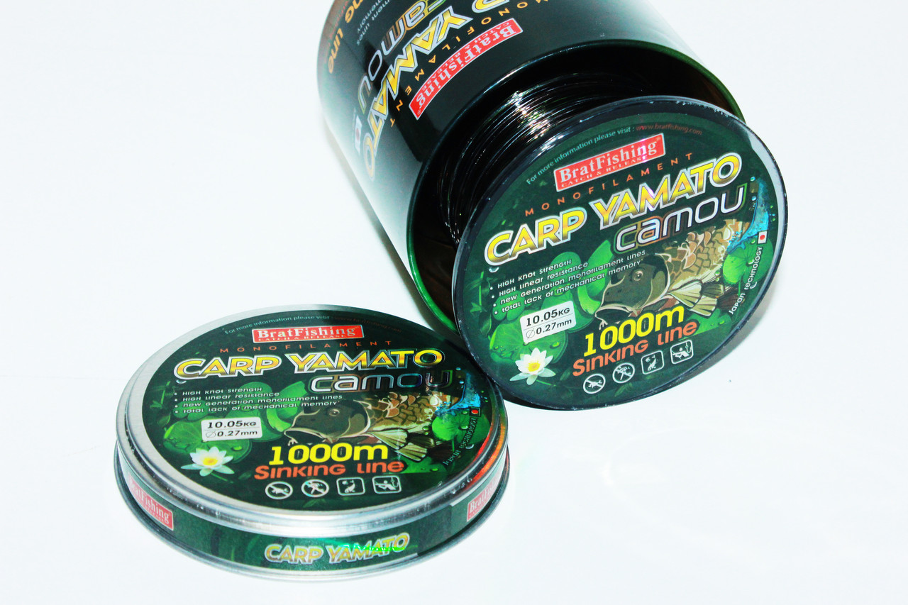 Волосінь Carp Yamato Camou 1000m (тонна)