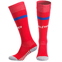 Гетри дитячі з символікою футбольного клубу ATLETICO MADRID HOME 2020 ETM2007-AM1 (розмір 32-39, червоний)