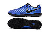 Сороконіжки Nike Tiempo Lunar Legend VII Pro TF blue, фото 3