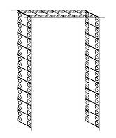 Декоративна арка для рослин