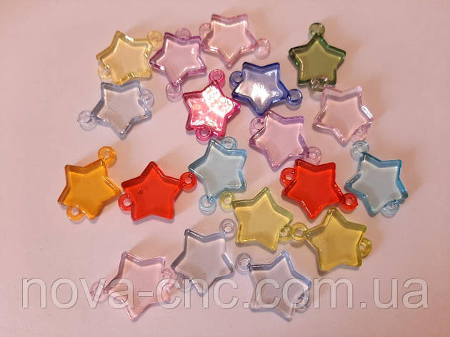 Підвіски "Зірка" мікс 23 мм, фото 1