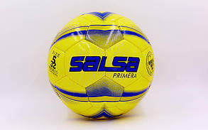 М'яч футбольний No5 професійний PU ламін. SALSA FB-4237 (No5, 5 см, пошитий вручну)