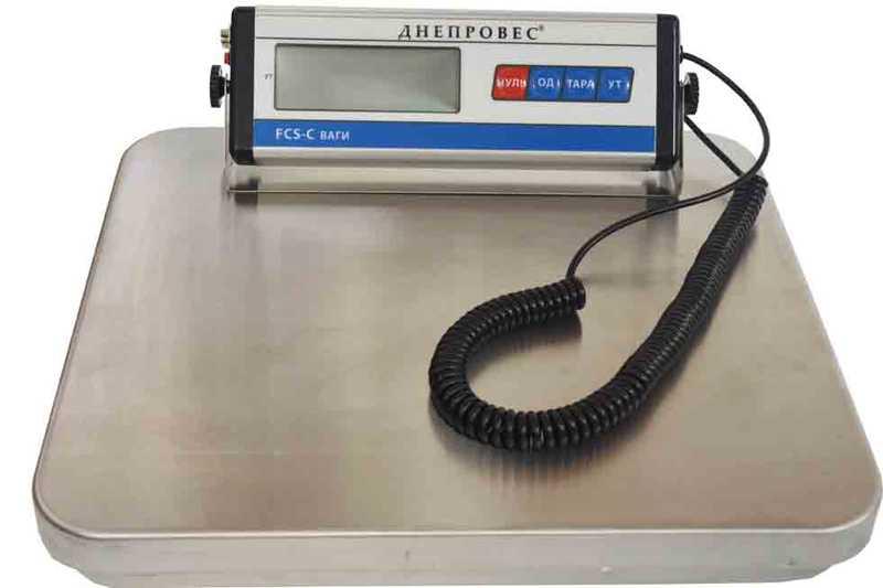 Ваги товарні Дніпровіс ВПД-ФКС-С до 300 кг