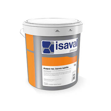 Лак для каменю прозорий на водній основі Акварок isaval 1л до 10м²/шар