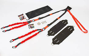 Тренажер для Банджі Фітнес 4D PRO TRAINER FI-7206 (ремні, стрічки, ручки, подовжувач, дверне кріплення, X-Mount)