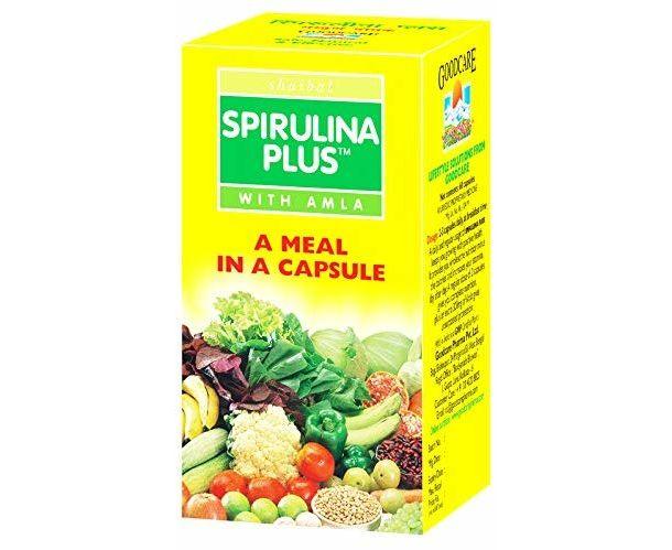 Спіруліна Плюс, 60 Кап, Гудкейр; Spirulina Plus, 60 Caps, Goodcare