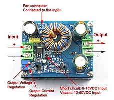 Підвищувальний Модуль DC-DC вхід 12-60v, вихід 12-80v 600W 12A