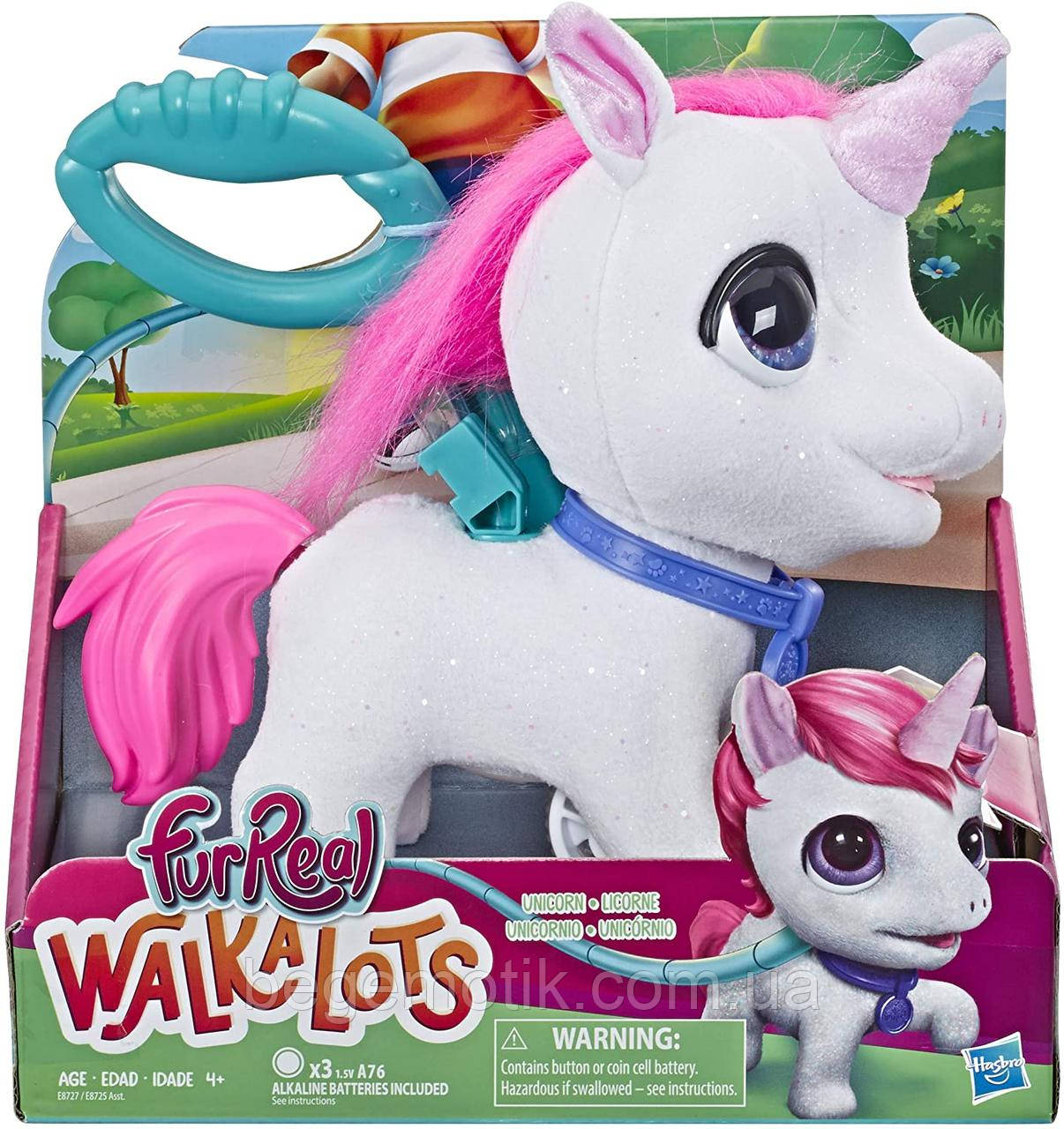 Furreal Friends Інтерактивний Великий вихованець на повідці Єдиноріг FurReal Unicorn Walkalots Big Wags