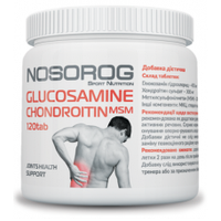 Для суглобів і зв'язок Glucosamine — Chondroitin — MSM (120 табл.) Nosorog