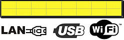 Бігуща строка  32х256см. (табло, екран) жовта світлодіодна