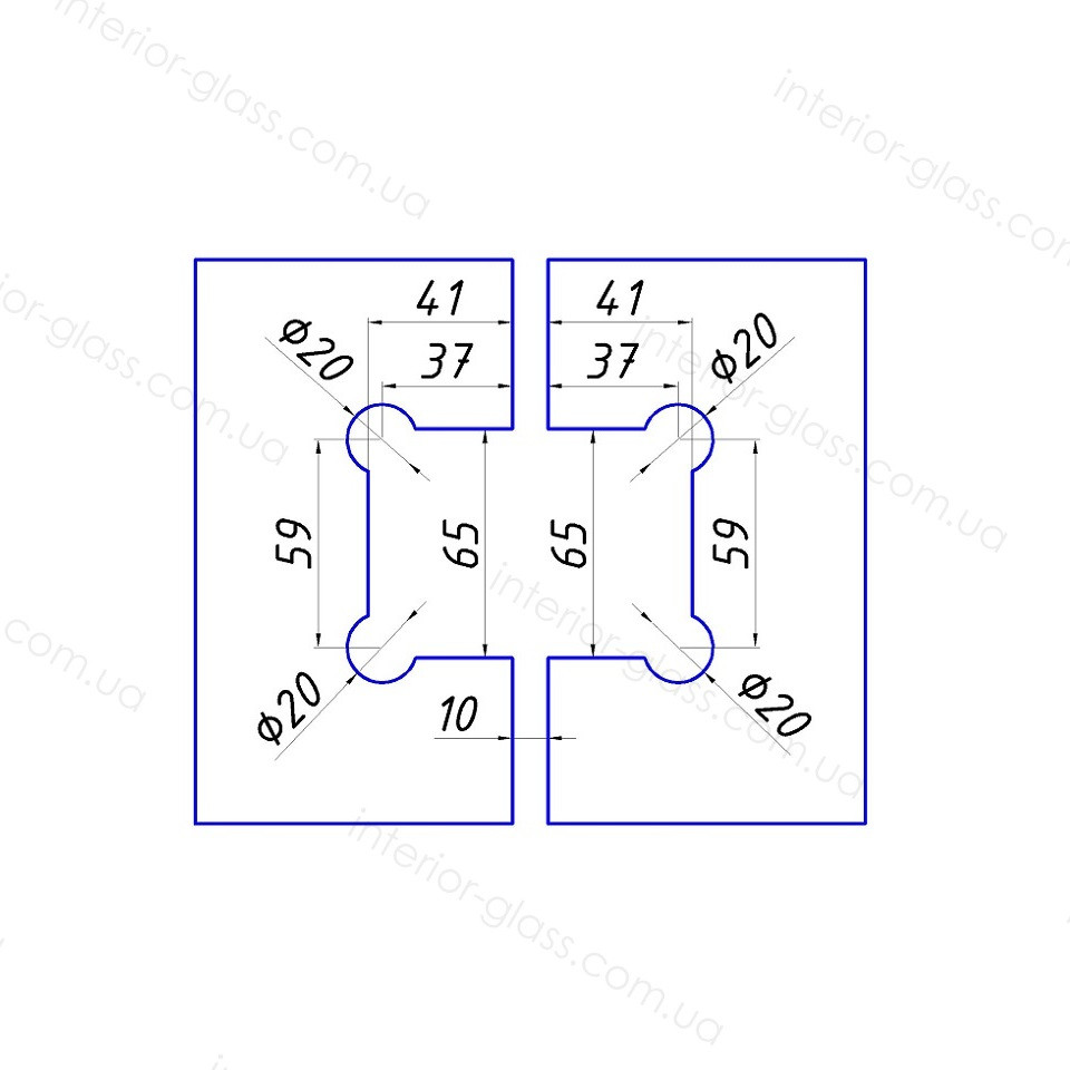 Петля для душевых кабин 90° HDL-304 BLK черная матовая - фото 3 - id-p1058688252