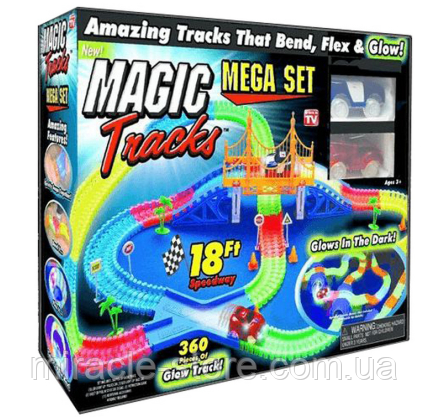 Перегоновий трек Magic Tracks 360 деталей автотрек гнучкий трек