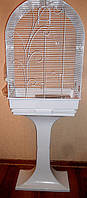 FOP Клітка EVITA біла 53 х 33 х 80 см. з підставкою