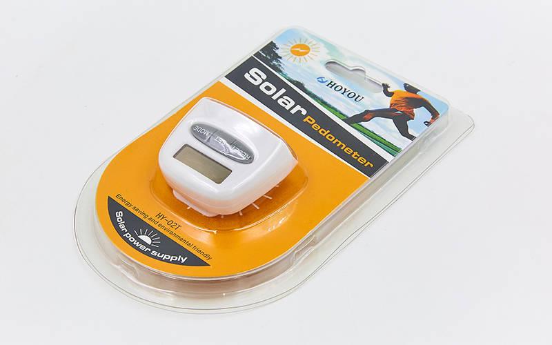 Шагомер електронний з кліпсою HY-02T (пластик, 3 в 1 калорії, кількість кроків, відстань)