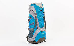 Рюкзак туристичний з каркасною спинкою COLOR LIFE 50+10 літрів GA-172 (поліестер, нейлон, алюміній, розмір 63x30x17 см, кольори в асортименті)