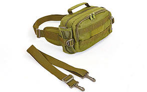 Сумка тактична на пояс SILVER KNIGHT TY-9100 (нейлон, оксфорд 900D, розмір 24х18х9 см, кольори в асортименті)