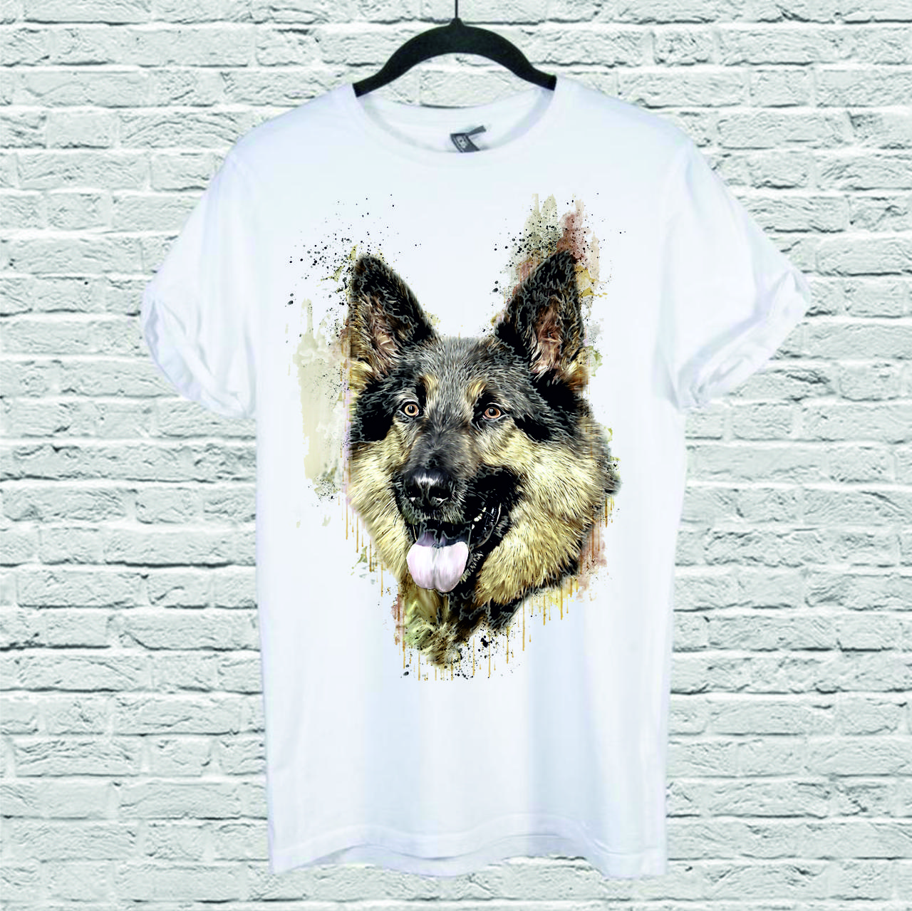 Футболка YOUstyle Dog 0115 M White