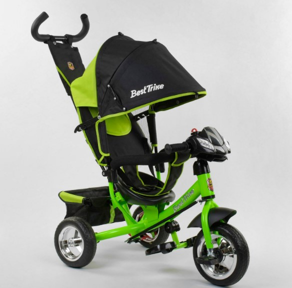 Велосипед Best Trike 6588 — 23-612 З ФеРЯКОЮ світло та звуки САЛАТОВА сталева рама, колеса піна