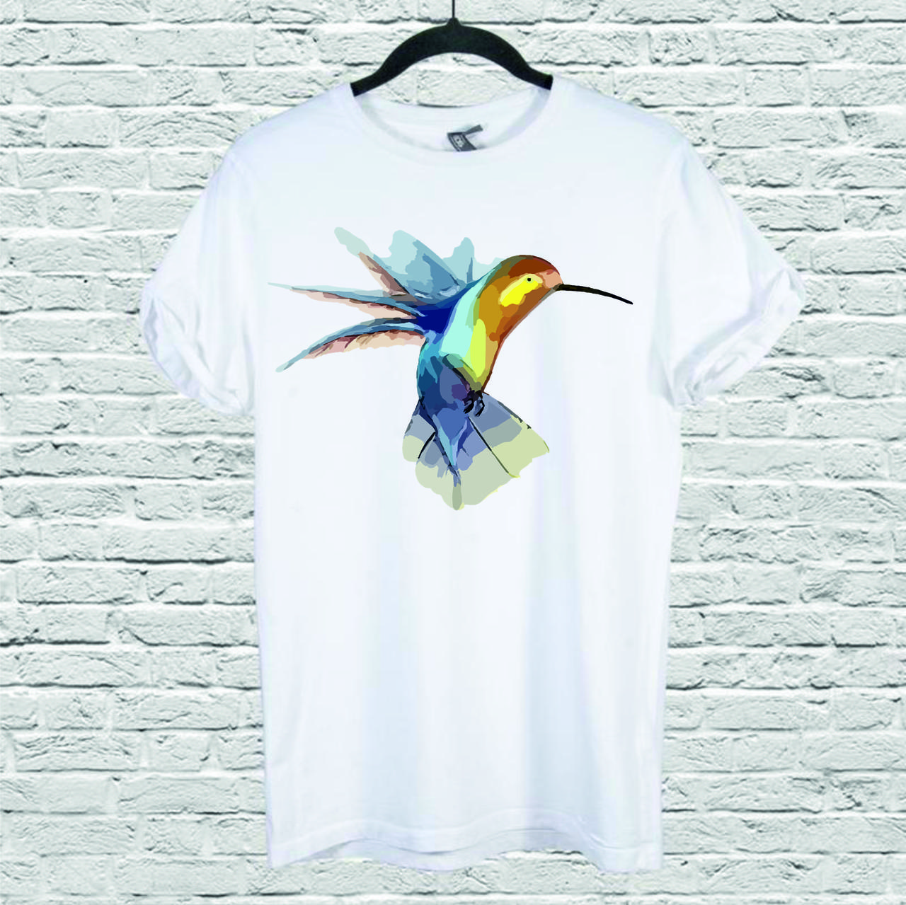 Футболка YOUstyle Hummingbird 0121 XL White