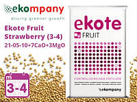 Удобрение Ekote Fruit Strawberry 21-05-10+7CaO+3MgO (3-4 месяцев) - 25 кг