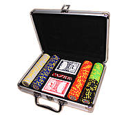 Набір для покеру "Texas Holdem Poker" 200 фішок у валізі, фото 8