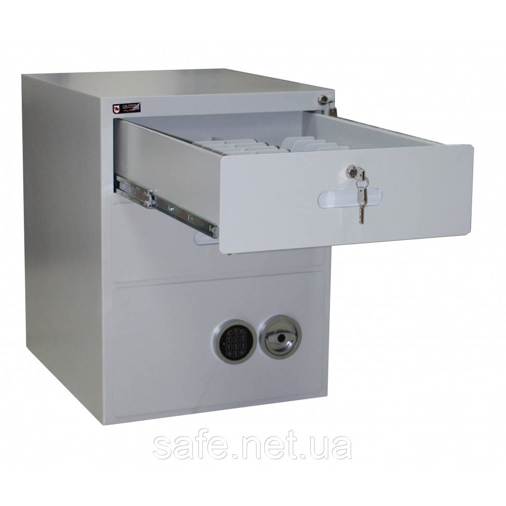 Сейф депозитний для грошей Griffon DK.65.KE (ВxШxГ:650x500x602), сейф для накопичення виручки та інкасації