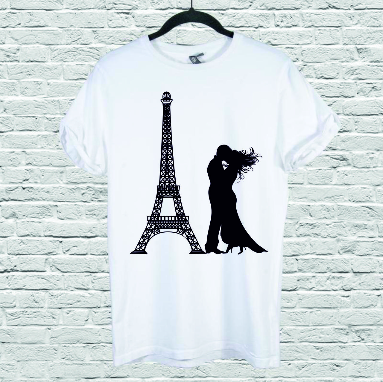 Футболка YOUstyle Paris-art 0124 L White