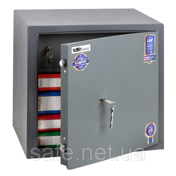 Сейф меблевий Safetronics NTL 40Ms (ВxШxГ:435x435x360), сейф для дому, сейф для грошей, сейф для документів