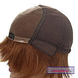 Натуральна перука на сітці-система Ashley HH темно-русявого кольору, фото 7