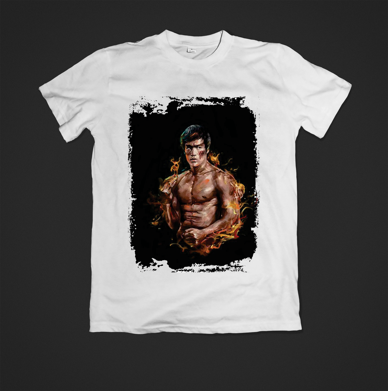 Футболка YOUstyle Bruce Lee 0128 S White