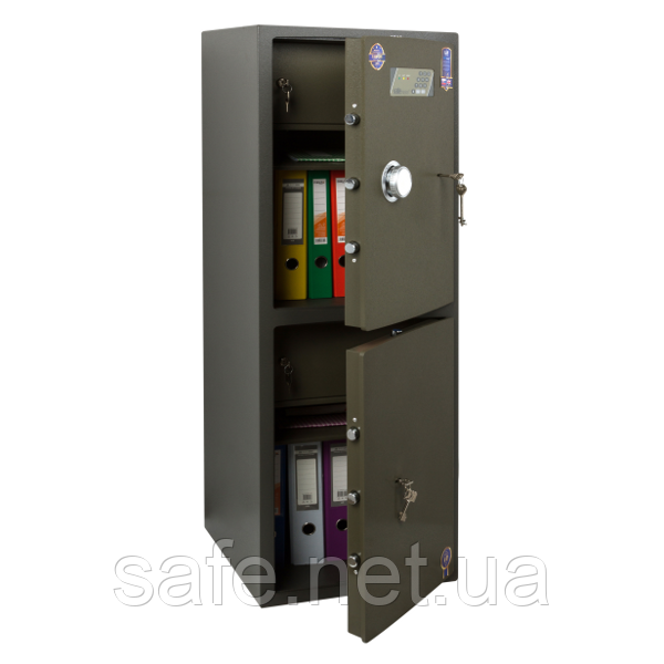 Сейф зламостійкий Safetronics NTR 61MEs/61Ms (ВxШxГ:1286x435x442) 1 клас сейф від злому сейф для документів