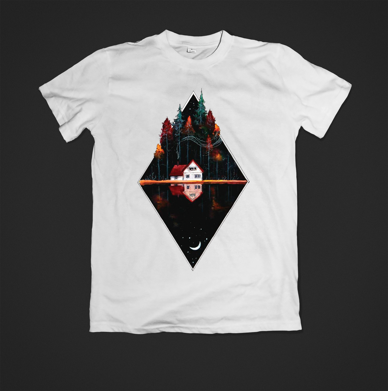Футболка YOUstyle Forest 0130 XL White