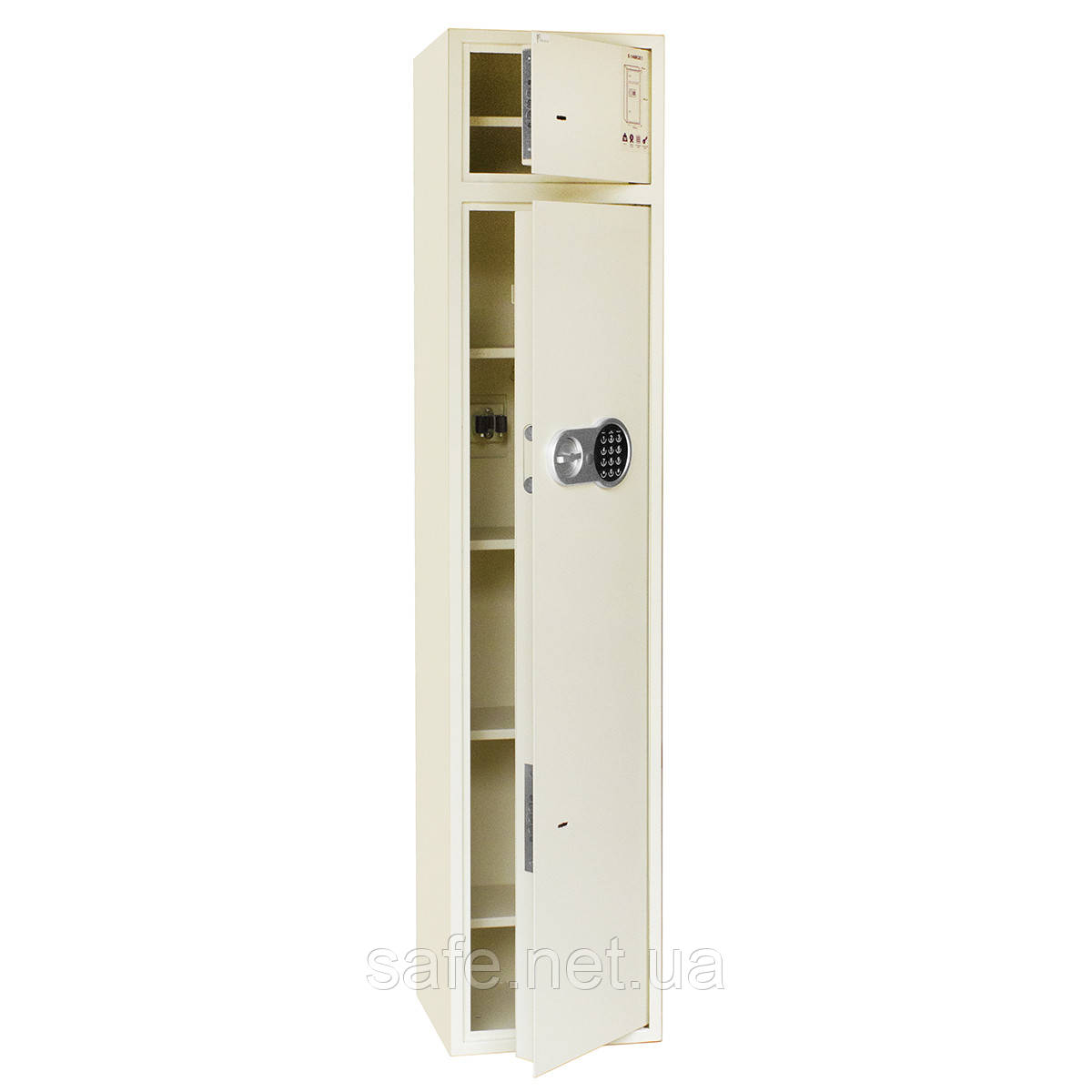 Сейф збройовий Ferocon Е-148К2 (ВxШxГ:1480x320x300) на 4 рушниці, сейф для рушниці, мисливський сейф
