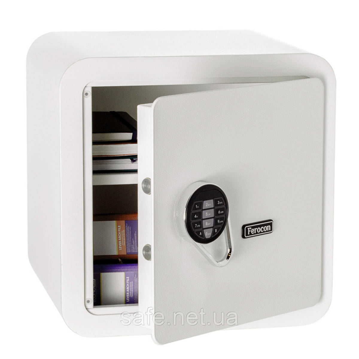 Сейф меблевий Ferocon Energy 40E (ВxШxГ:400x400x360), сейф для дому, сейф для грошей, сейф для офісу та докуменів