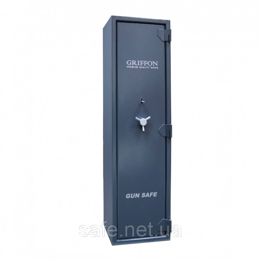 Сейф збройовий Griffon GD.350.К (ВxШxГ:1250x350x350) на 5 ручок, сейф для рушниці, мисливський сейф