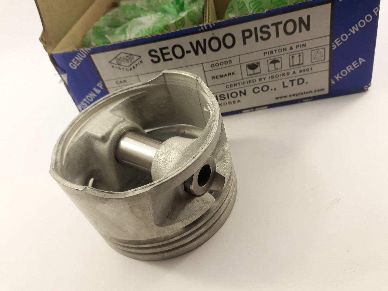 Поршень ремонтний 0,5 + палець (комплект) (за 4 шт) Ланос, Нексія 1,5 SWP Корея(ориг), фото 1