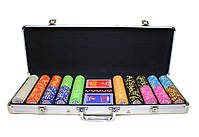 Набір для покеру "Texas Holdem Poker" 500 фішок номіналом, фото 2