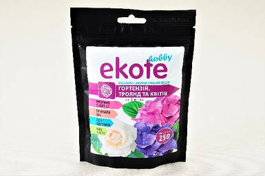 Добриво Еkote для троянд та квітучих рослин 3 міс, 250 г
