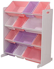 Меблі для зберігання KidKraft 15450 (бузково-рожеві) - 12 поличок