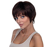 Натуральна перука - система на сітці Anny HH шоколадного кольору, фото 2