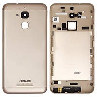 Задняя крышка Asus ZenFone 3 Max 5.2" (ZC520TL) золотистая Оригинал