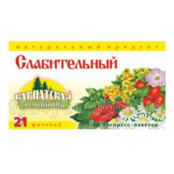 

Чай "Карпатська Лiчниця" Послаблюючий 20п