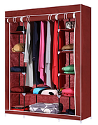 Складана тканинна шафа Storage Wardrobe на 3 секції органайзер для одягу