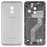 Задняя крышка Meizu Pro 6 (M570) серебристая Оригинал